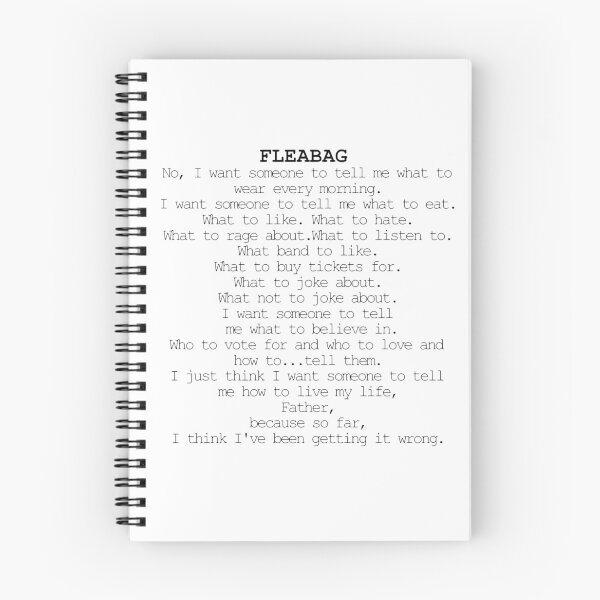 Item preview, Fleabag script designed and sold by eemilystickers.