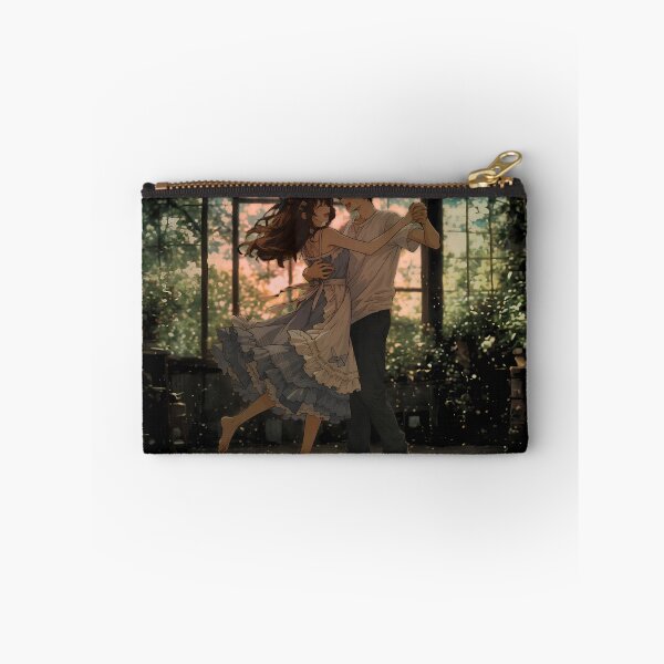 Item preview, Romantic Anime Couple Dancing in the Garden  designed and sold by Quiet Confessions.