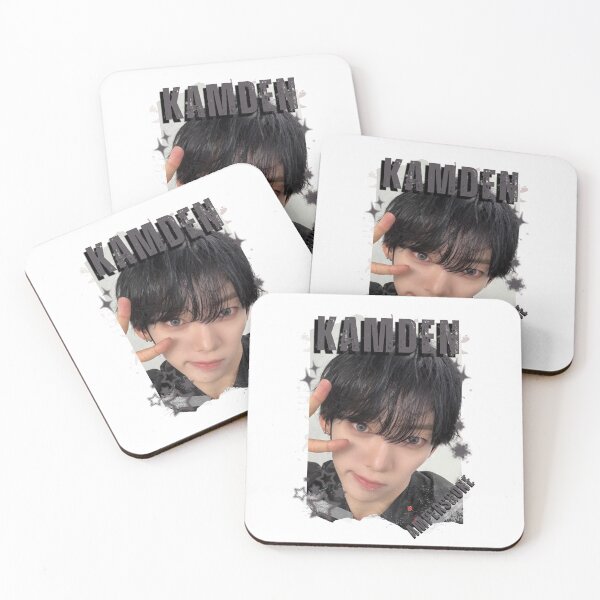 Item preview, AMPERS&ONEe Kamden Global KPOP Boy Group Black and White Collage Digital Art Portrait designed and sold by AJUNICE STUDIO.