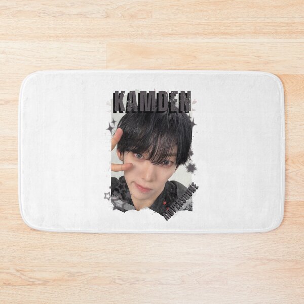 Item preview, AMPERS&ONEe Kamden Global KPOP Boy Group Black and White Collage Digital Art Portrait designed and sold by AJUNICE STUDIO.