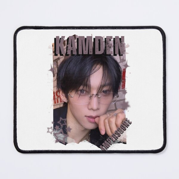 Item preview, AMPERS&ONEe Kamden Global KPOP Boy Group Black and White Collage Digital Art Portrait designed and sold by AJUNICE STUDIO.