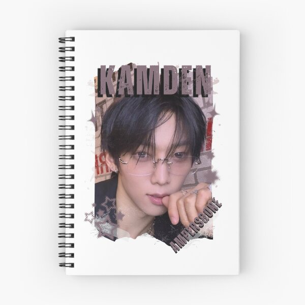 Item preview, AMPERS&ONEe Kamden Global KPOP Boy Group Black and White Collage Digital Art Portrait designed and sold by AJUNICE STUDIO.