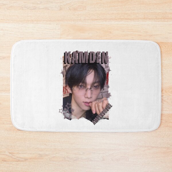 Item preview, AMPERS&ONEe Kamden Global KPOP Boy Group Black and White Collage Digital Art Portrait designed and sold by AJUNICE STUDIO.