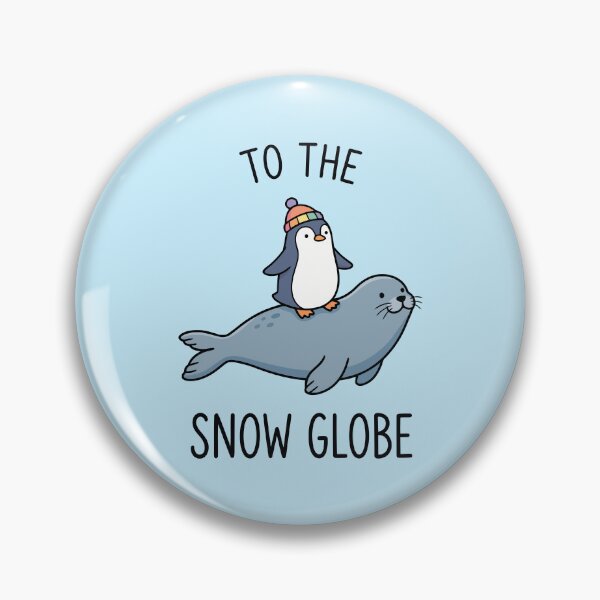 Item preview, To The Snow Globe Cute Penguin Riding Seal Winter Art designed and sold by Amir Faysal.