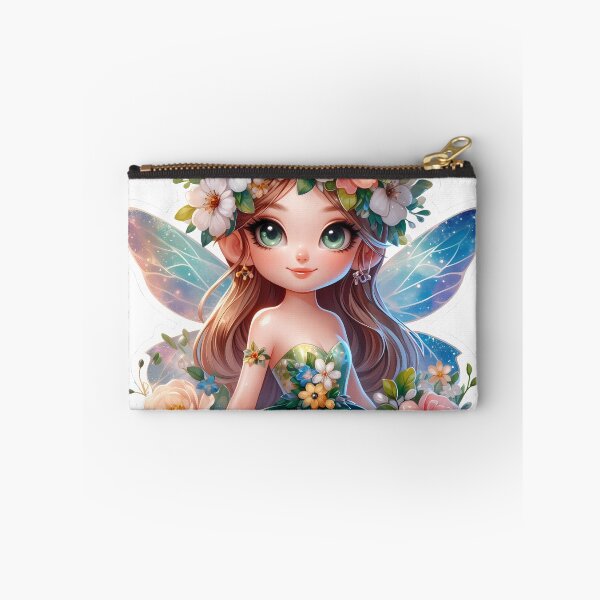 Item preview, Enchanting Emerald Floral Fairy Sticker designed and sold by butterflies-new.