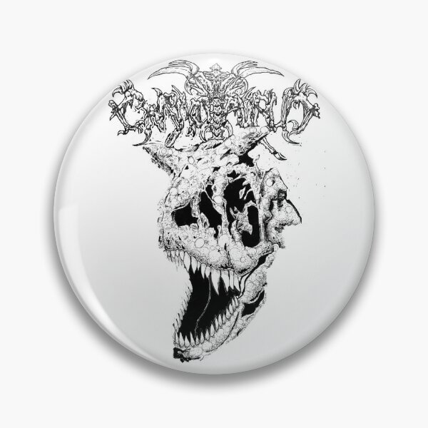 Item preview, Carnotaurus Skull logo designed and sold by TheropodApparel.