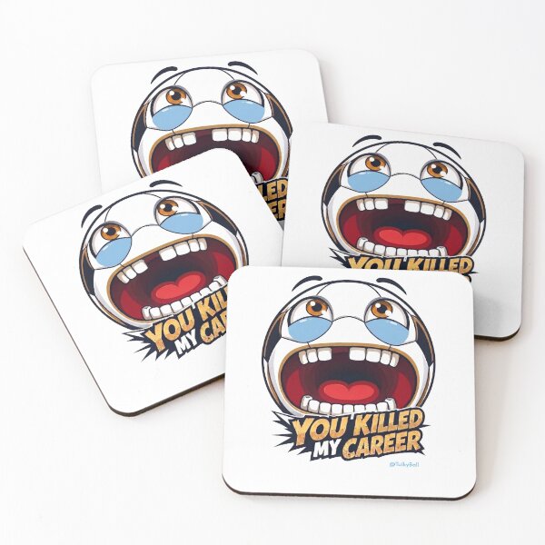 Item preview, You Killed My Career funny soccer shirt designed and sold by TalkyBall Shop.