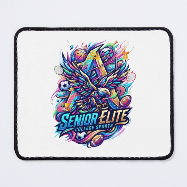 Item preview, Colorful College Sports Eagle Mascot Graphic Design with Athletic Elements designed and sold by VibranPalette.