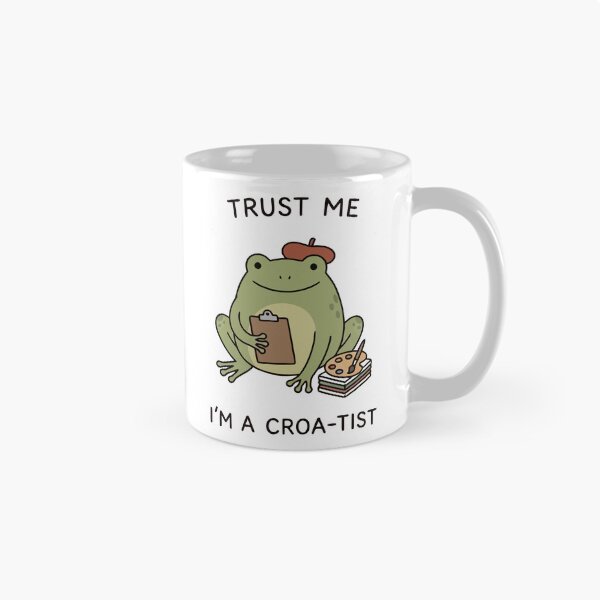 Item preview, Trust Me I'm A Croa-Tist Funny Frog Artist Palette Beret designed and sold by Amir Faysal.