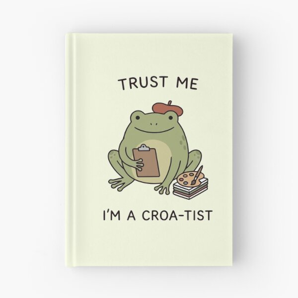 Item preview, Trust Me I'm A Croa-Tist Funny Frog Artist Palette Beret designed and sold by Amir Faysal.