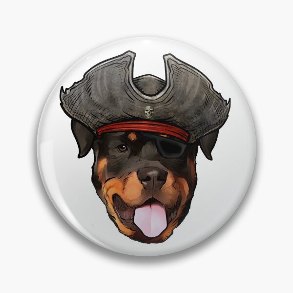 Item preview, Rottweiler Pirate designed and sold by whyitsme.