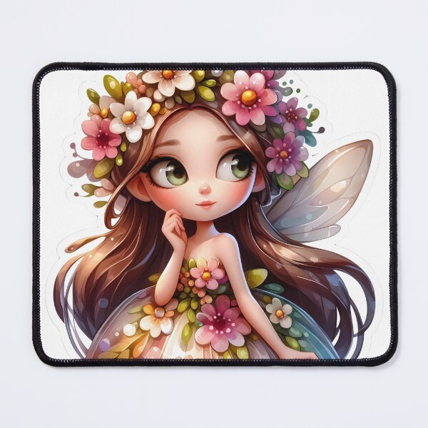 Item preview, Woodland Blossom Fairy Sticker Design designed and sold by butterflies-new.