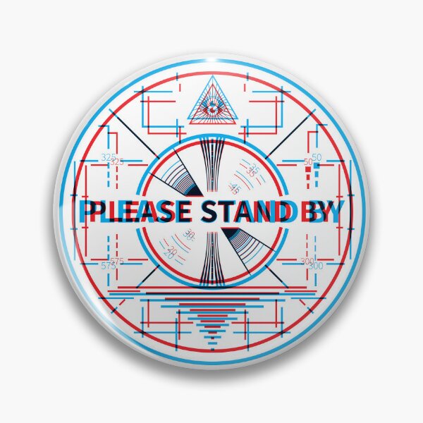 Item preview, Please Stand By 3D Circle designed and sold by animinimal.