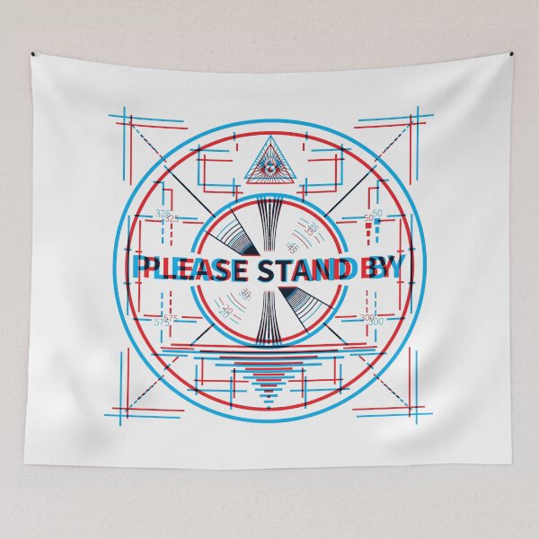 Item preview, Please Stand By 3D Circle designed and sold by animinimal.