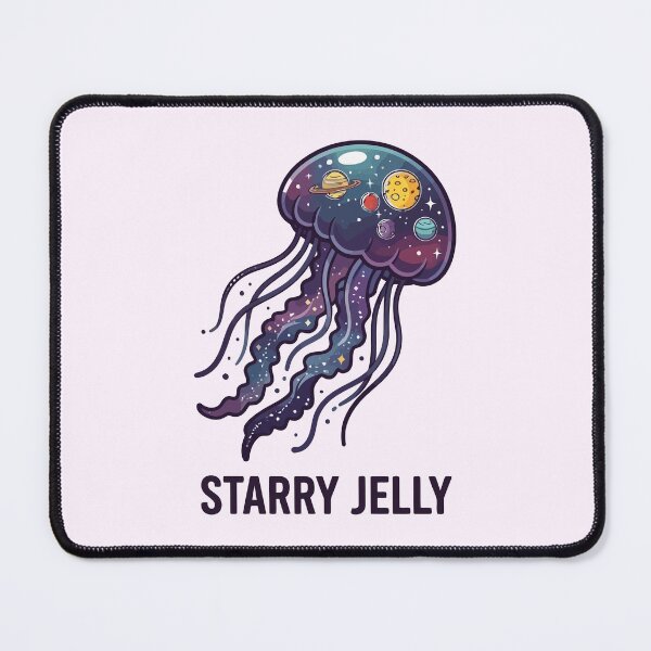 Item preview, Starry Jelly Cosmic Space Jellyfish Planets Galaxy Ocean designed and sold by Amir Faysal.