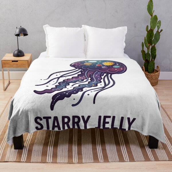 Item preview, Starry Jelly Cosmic Space Jellyfish Planets Galaxy Ocean designed and sold by Amir Faysal.