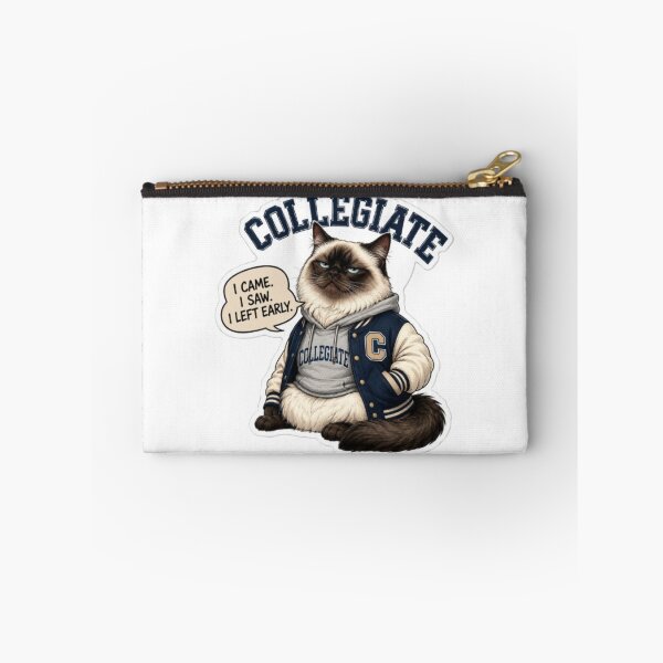 Item preview, Collegiate Grumpy Cat Varsity Letterman designed and sold by Snurly.
