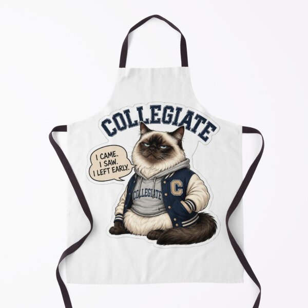 Item preview, Collegiate Grumpy Cat Varsity Letterman designed and sold by Snurly.