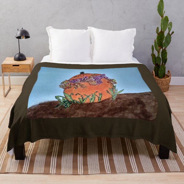 Item preview, Fall Pumpkin with Flowers Still Life Painting designed and sold by Missy69.