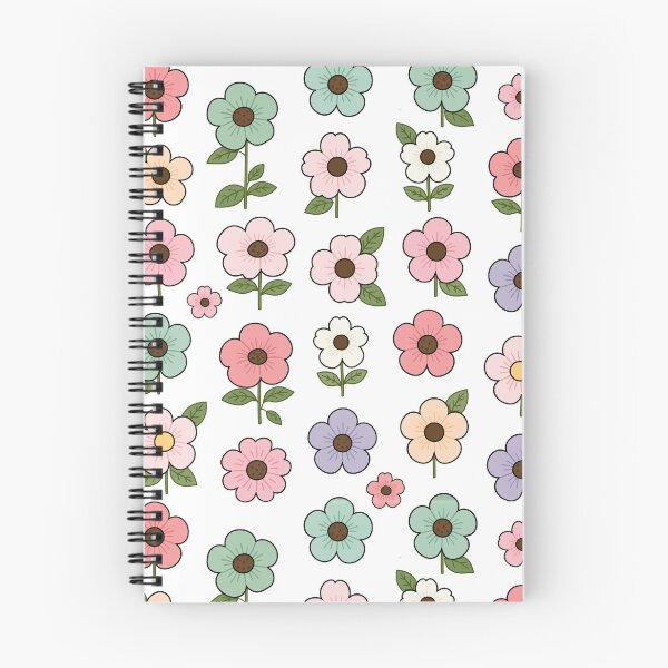 Item preview, Pastel Cartoon Flower Grid Pattern – Cute Retro Floral Design designed and sold by Grumpy-Bob.