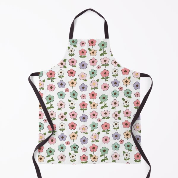 Item preview, Pastel Cartoon Flower Grid Pattern – Cute Retro Floral Design designed and sold by Grumpy-Bob.