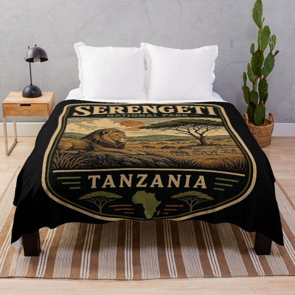 Item preview, Serengeti National Park - Tanzania designed and sold by GoodOldVintage.