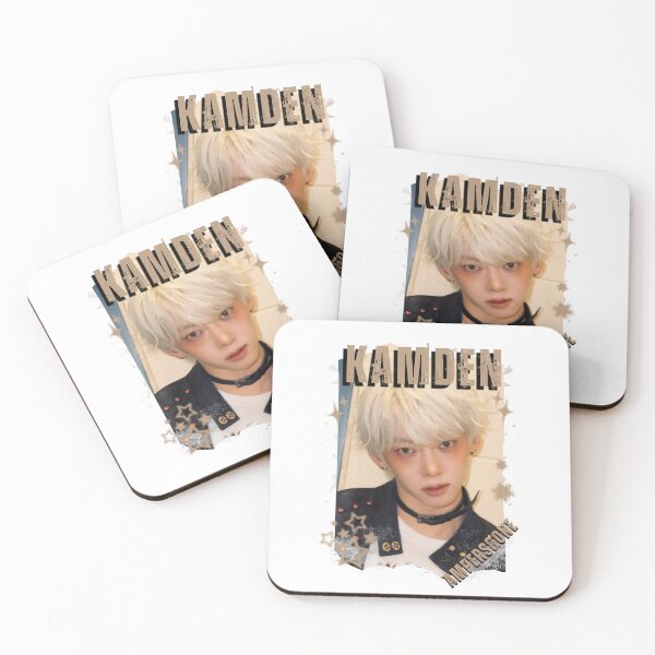 Item preview, AMPERS&ONEe Kamden Global KPOP Boy Group Black and White Collage Digital Art Portrait designed and sold by AJUNICE STUDIO.