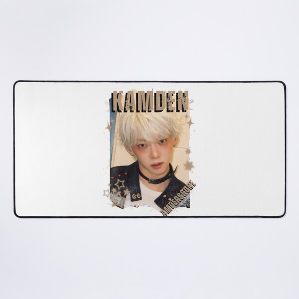 Item preview, AMPERS&ONEe Kamden Global KPOP Boy Group Black and White Collage Digital Art Portrait designed and sold by AJUNICE STUDIO.
