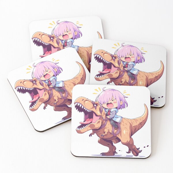Item preview, Mash Kyrielight Fate Grand Order Chibi Dinosaur Ride designed and sold by Dashsopaner.