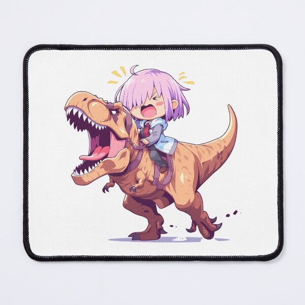 Item preview, Mash Kyrielight Fate Grand Order Chibi Dinosaur Ride designed and sold by Dashsopaner.
