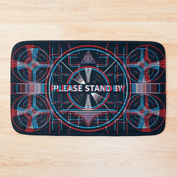 Item preview, Please Stand By Dark 3D Circle designed and sold by animinimal.