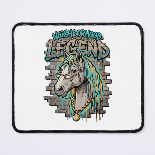 Item preview, Neighborhood Legend — Graffiti Style Horse Portrait Tee v2 designed and sold by CornishPixiPony.