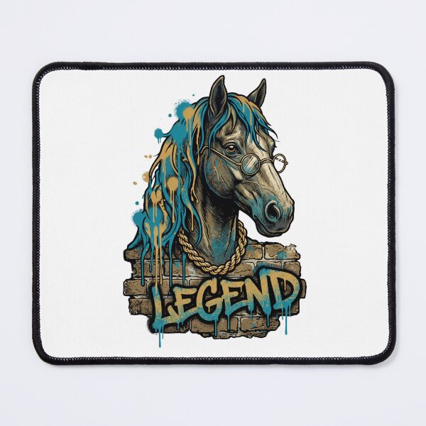 Item preview, Neighborhood Legend — Graffiti Style Horse Portrait Tee v3 designed and sold by CornishPixiPony.