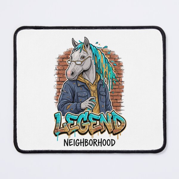 Item preview, Neighborhood Legend — Graffiti Style Horse Portrait Tee v4 designed and sold by CornishPixiPony.