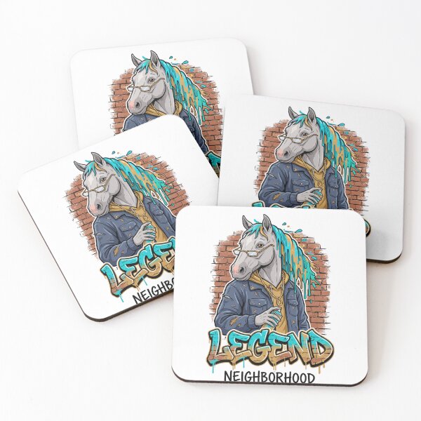 Item preview, Neighborhood Legend — Graffiti Style Horse Portrait Tee v4 designed and sold by CornishPixiPony.