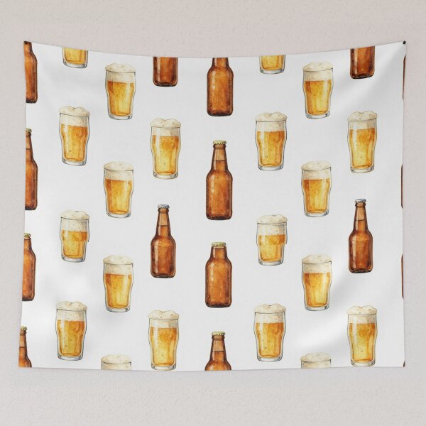 Item preview, BEER PATTERN designed and sold by Giulivo Store Graphic.