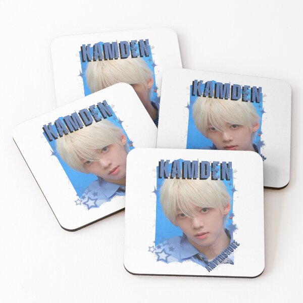 Item preview, AMPERS&ONEe Kamden Global KPOP Boy Group Black and White Collage Digital Art Portrait designed and sold by AJUNICE STUDIO.