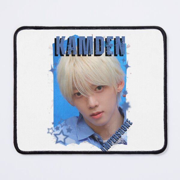 Item preview, AMPERS&ONEe Kamden Global KPOP Boy Group Black and White Collage Digital Art Portrait designed and sold by AJUNICE STUDIO.