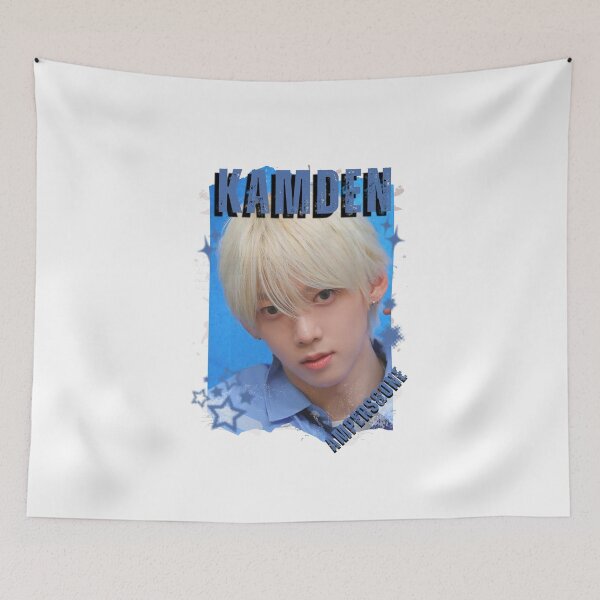Item preview, AMPERS&ONEe Kamden Global KPOP Boy Group Black and White Collage Digital Art Portrait designed and sold by AJUNICE STUDIO.