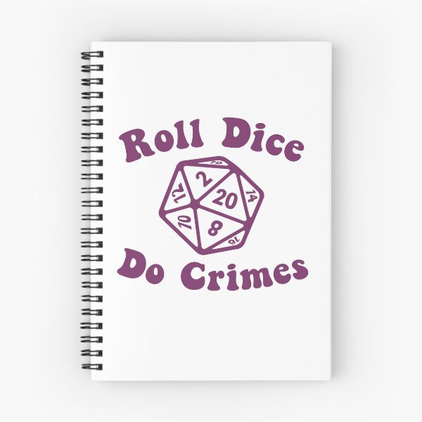 Item preview, Roll Dice Do Crimes – Chaotic RPG Graphic designed and sold by ttrpgist.