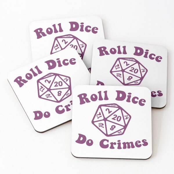 Item preview, Roll Dice Do Crimes – Chaotic RPG Graphic designed and sold by ttrpgist.