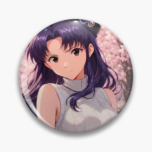 Item preview, Misato Katsuragi Neon Genesis Evangelion Cherry Blossom Serenity designed and sold by Dashsopaner.