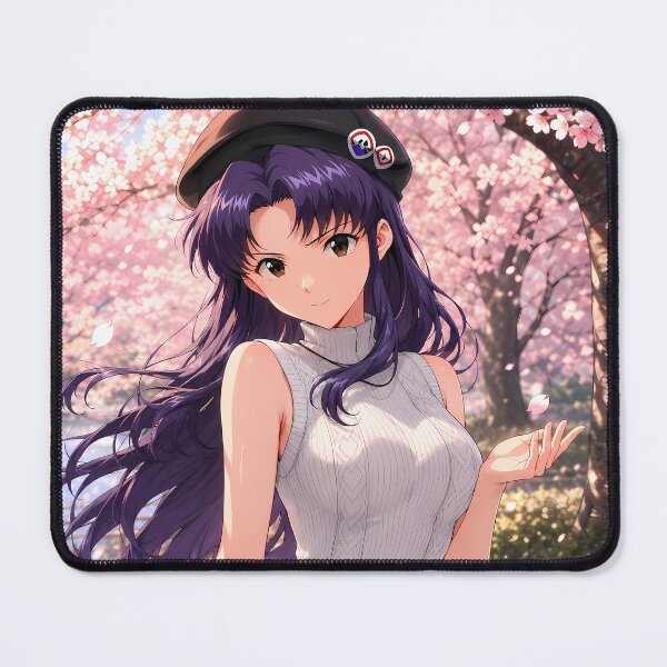 Item preview, Misato Katsuragi Neon Genesis Evangelion Cherry Blossom Serenity designed and sold by Dashsopaner.