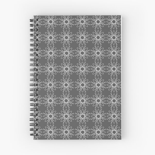 Item preview, White Floral Geometry — Minimal Soft Bloom Pattern designed and sold by NNhu.