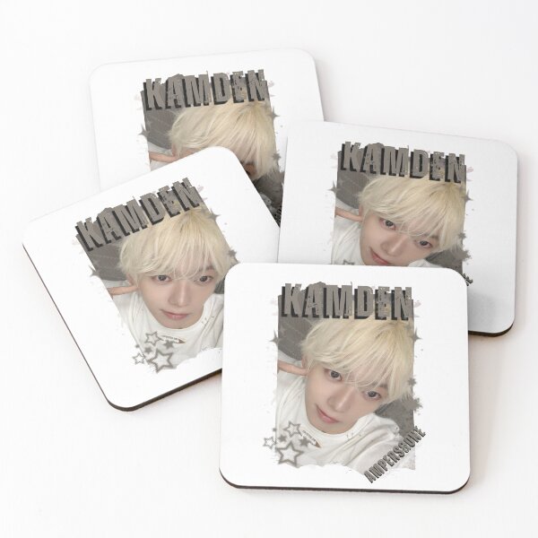 Item preview, AMPERS&ONEe Kamden Global KPOP Boy Group Black and White Collage Digital Art Portrait designed and sold by AJUNICE STUDIO.
