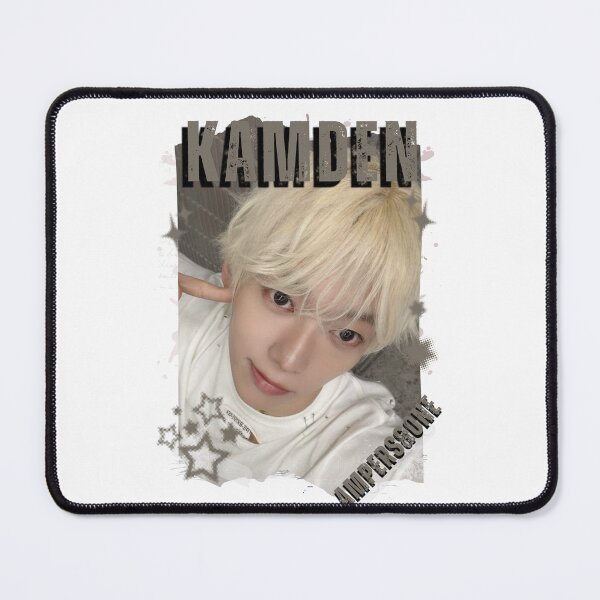 Item preview, AMPERS&ONEe Kamden Global KPOP Boy Group Black and White Collage Digital Art Portrait designed and sold by AJUNICE STUDIO.