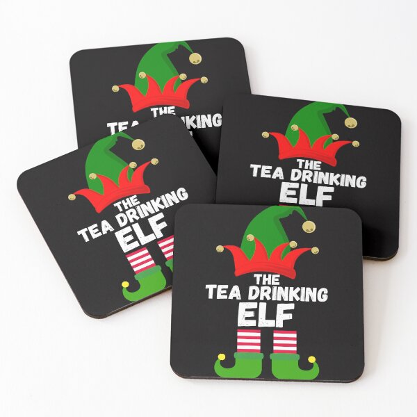 Item preview, The Tea Drinking Elf Family Christmas Elf Costume designed and sold by WeirdlyRare.