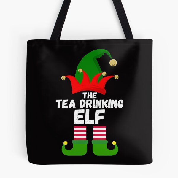 Item preview, The Tea Drinking Elf Family Christmas Elf Costume designed and sold by WeirdlyRare.