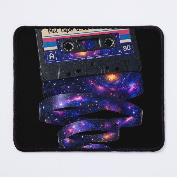 Item preview, Galaxy Cassette Tape Cosmic Mixtape Retro 80s designed and sold by jo-e-basta.