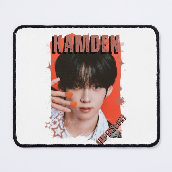 Item preview, AMPERS&ONEe Kamden Global KPOP Boy Group Black and White Collage Digital Art Portrait designed and sold by AJUNICE STUDIO.